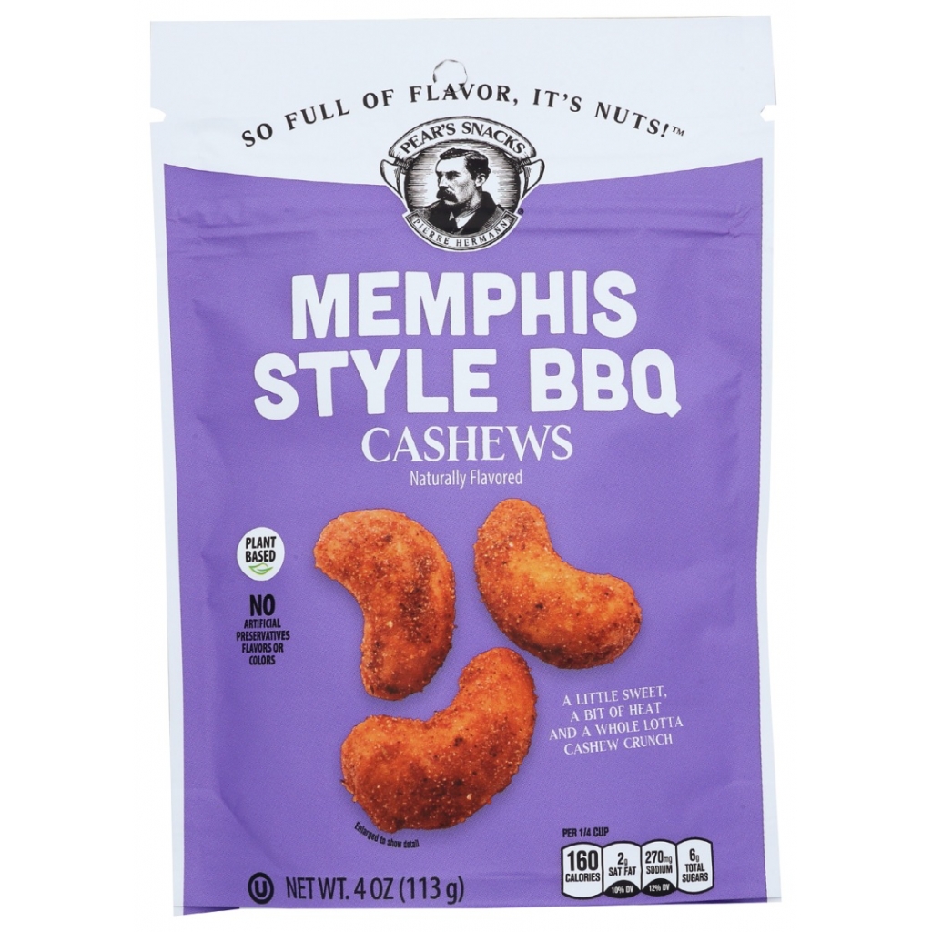 Memphis Style BBQ Cashews, 4 oz