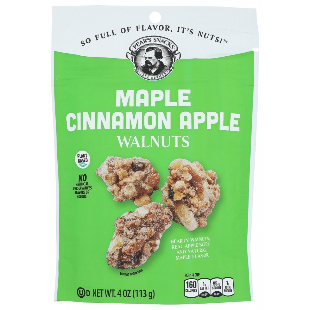 Maple Cinnamon Apple Walnuts - 4 oz