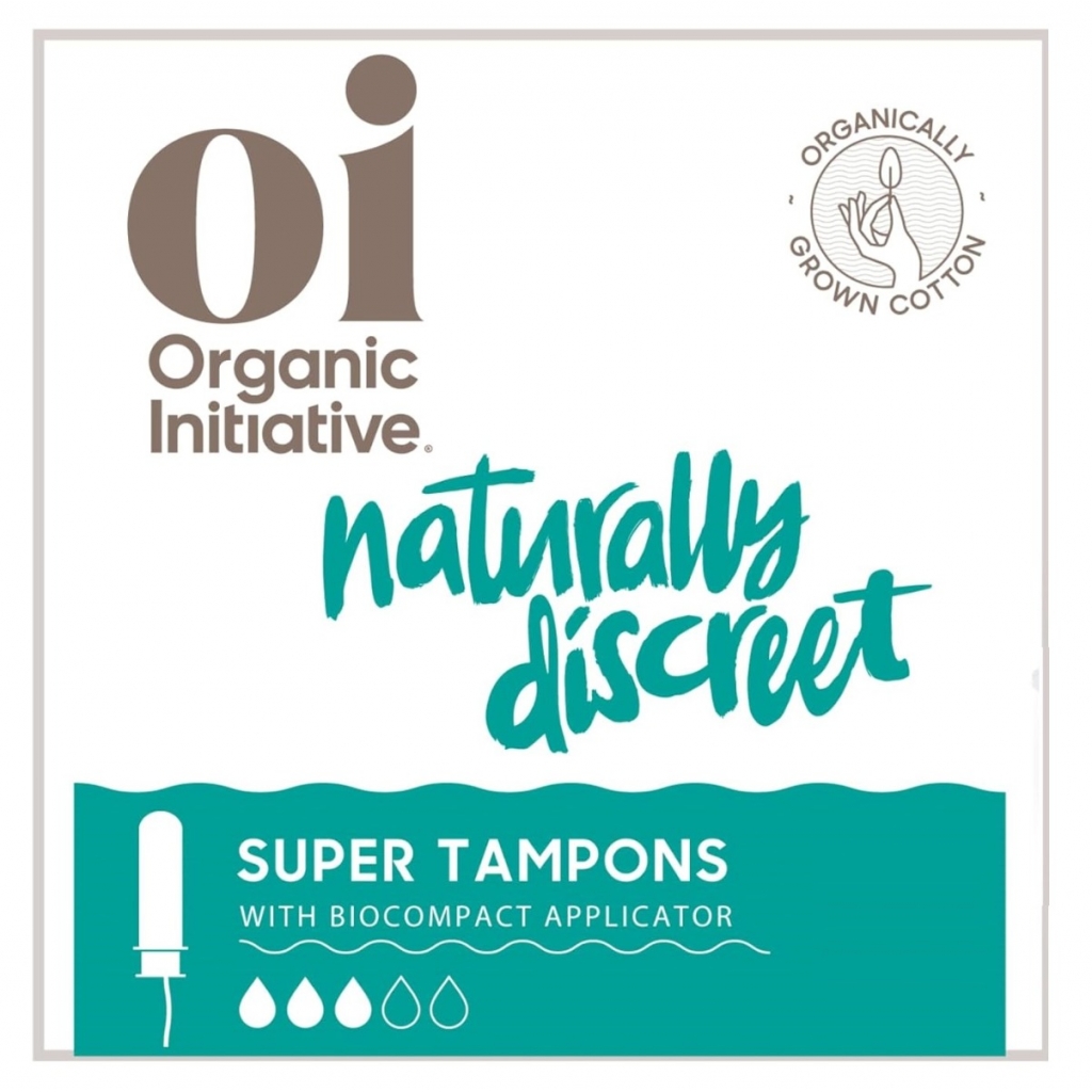 Organic Super Tampons - 16 pc