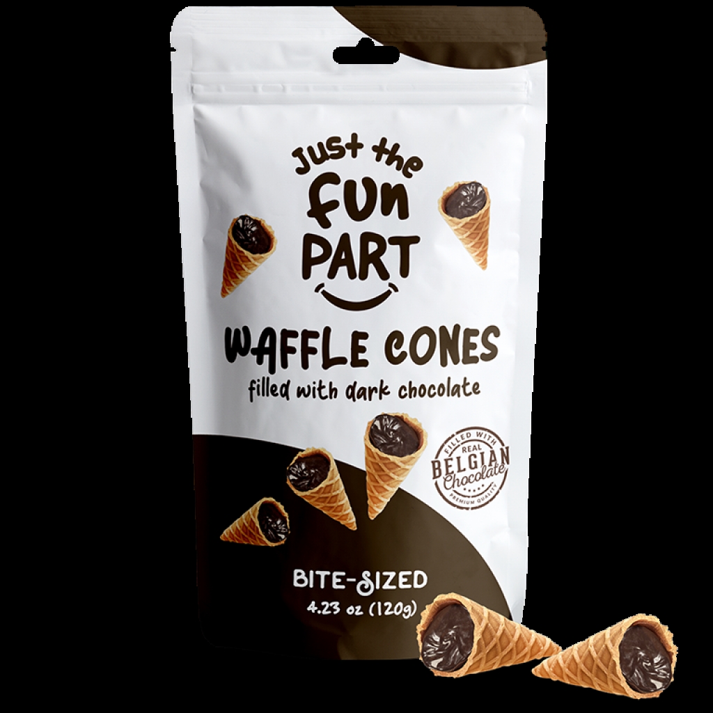 Dark Chocolate Waffle Cone Bites - 4.23 oz