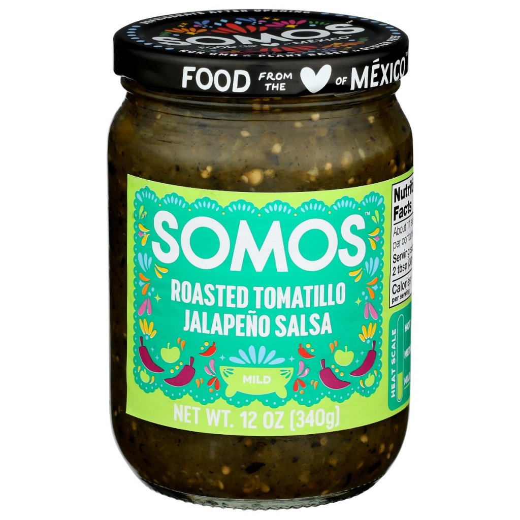 Spicy Roasted Tomatillo Jalapeno Salsa