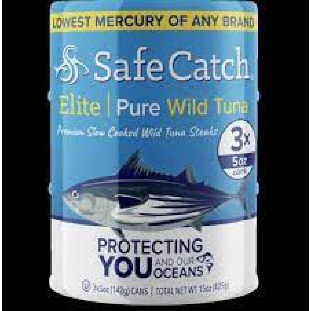 Elite Pure Tuna, 3 Cans, 15 oz - Premium Quality Seafood