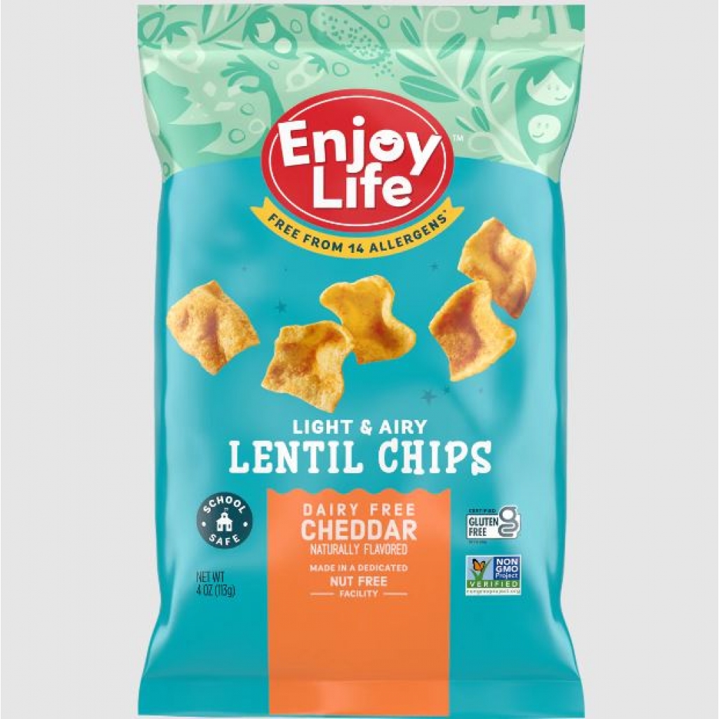 Dairy-Free Cheddar Lentil Chips - 4 oz