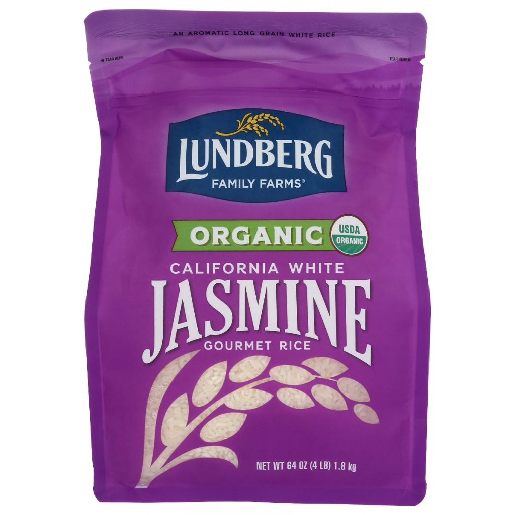 Organic Jasmine White Rice - 4 lb