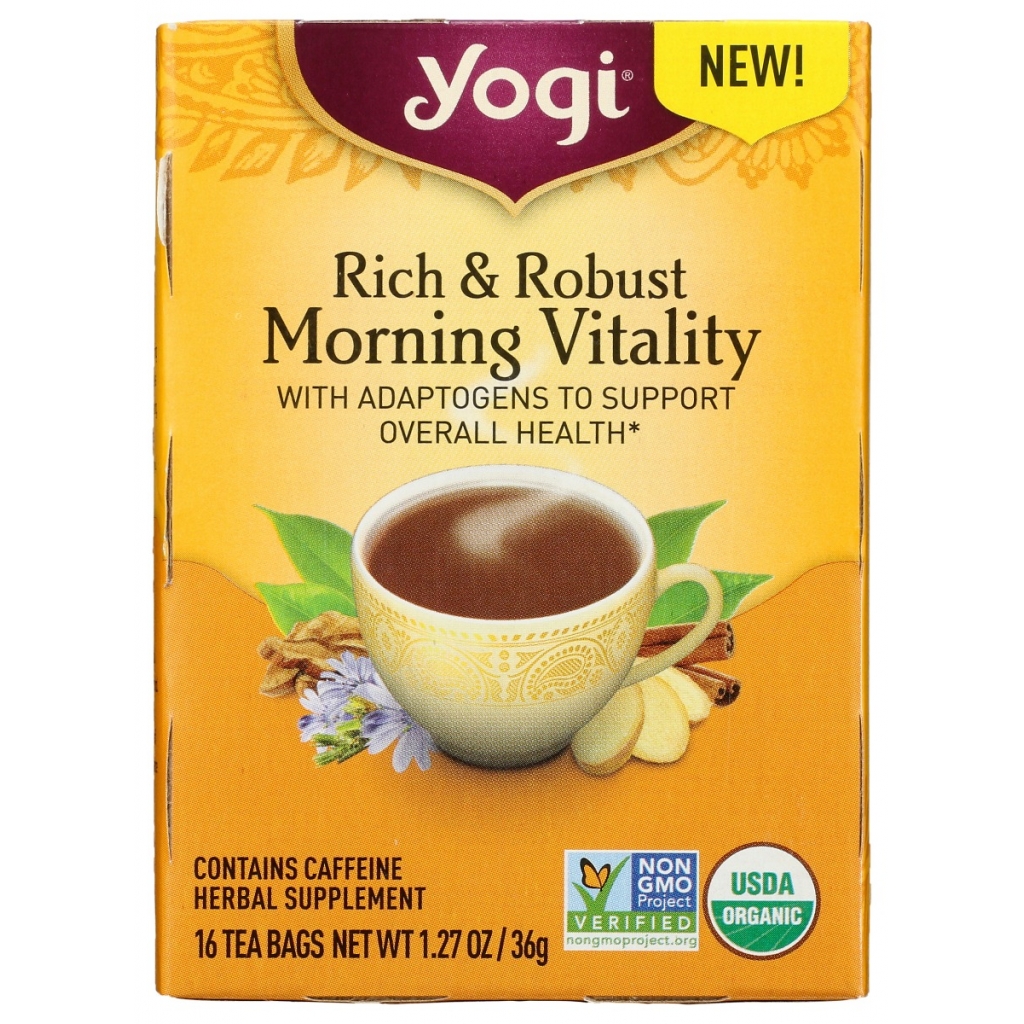 Yogi Morning Vitality Organic Tea - 16 Bags