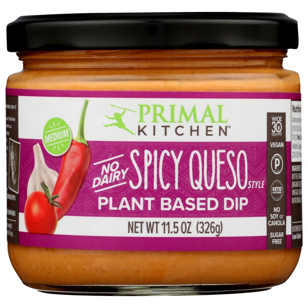 Spicy Dip Queso Plant-Based Sauce, 11.5 oz