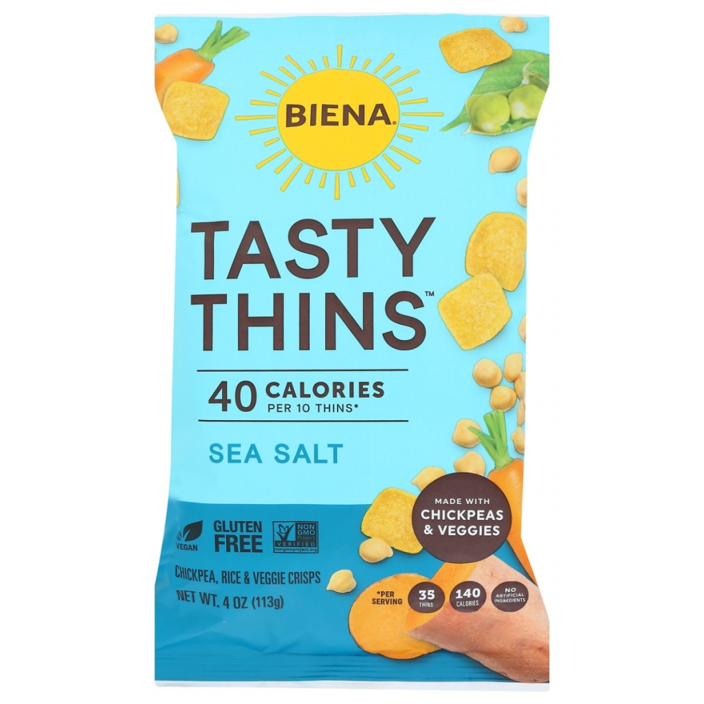 Crisps Tasty Thins Sea Salt, 4 oz