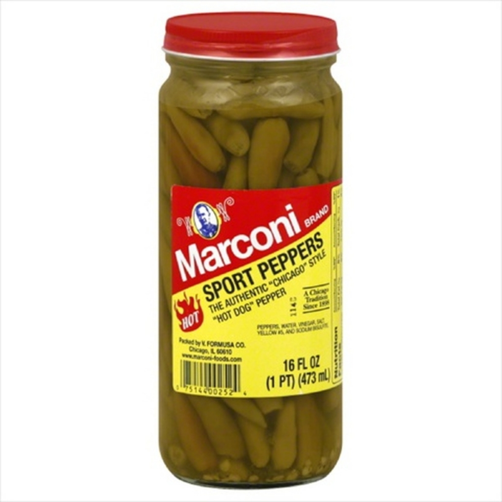 Chicago Style Marconi Sport Peppers, 16 oz