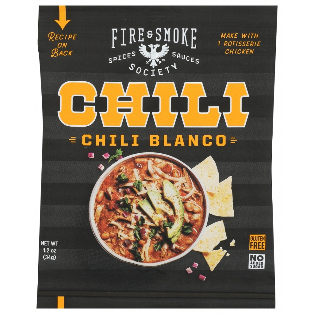 Fire & Smoke Society Chili Blanco Seasoning, 1.2 oz