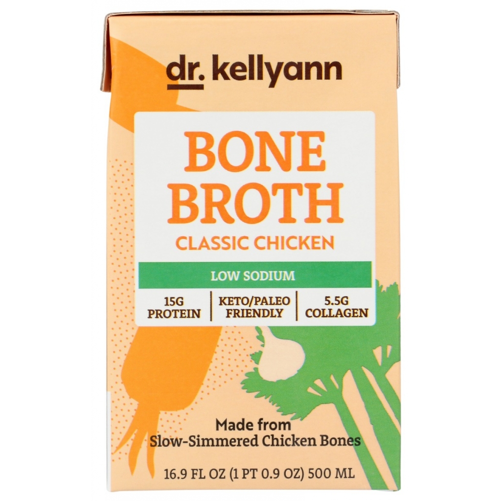 Low Sodium Chicken Bone Broth for Nourishing Flavor