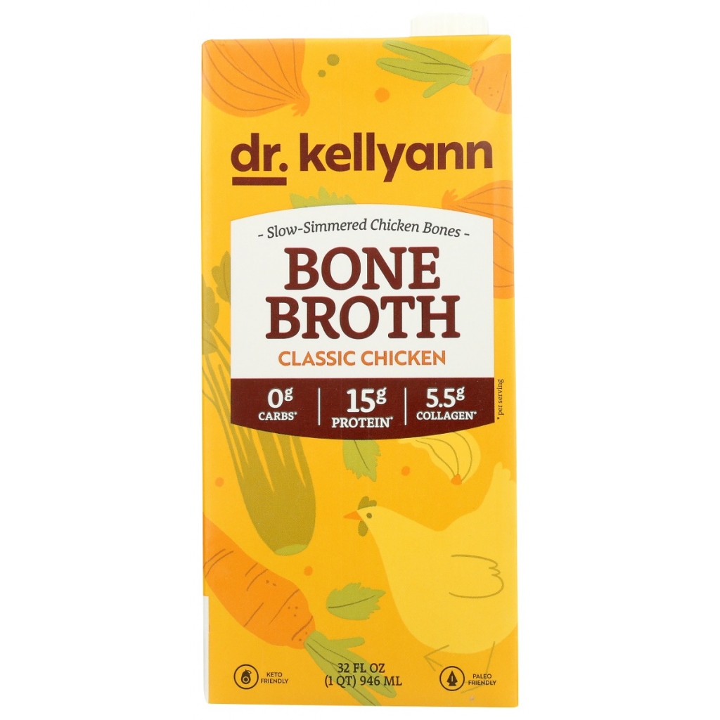 Classic Chicken Bone Broth, Slow-Simmered, 32 oz