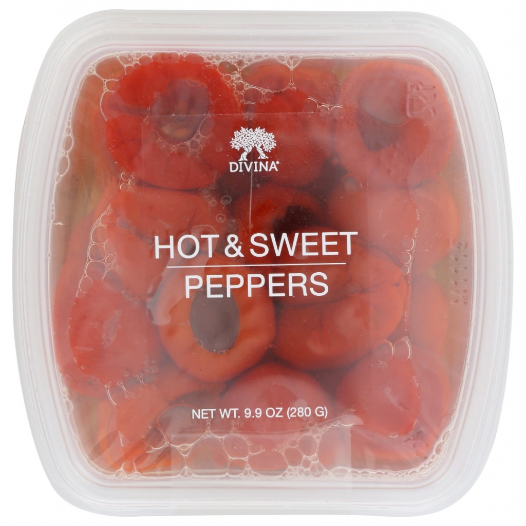 Hot and Sweet Greek Peppers - 9.9 oz