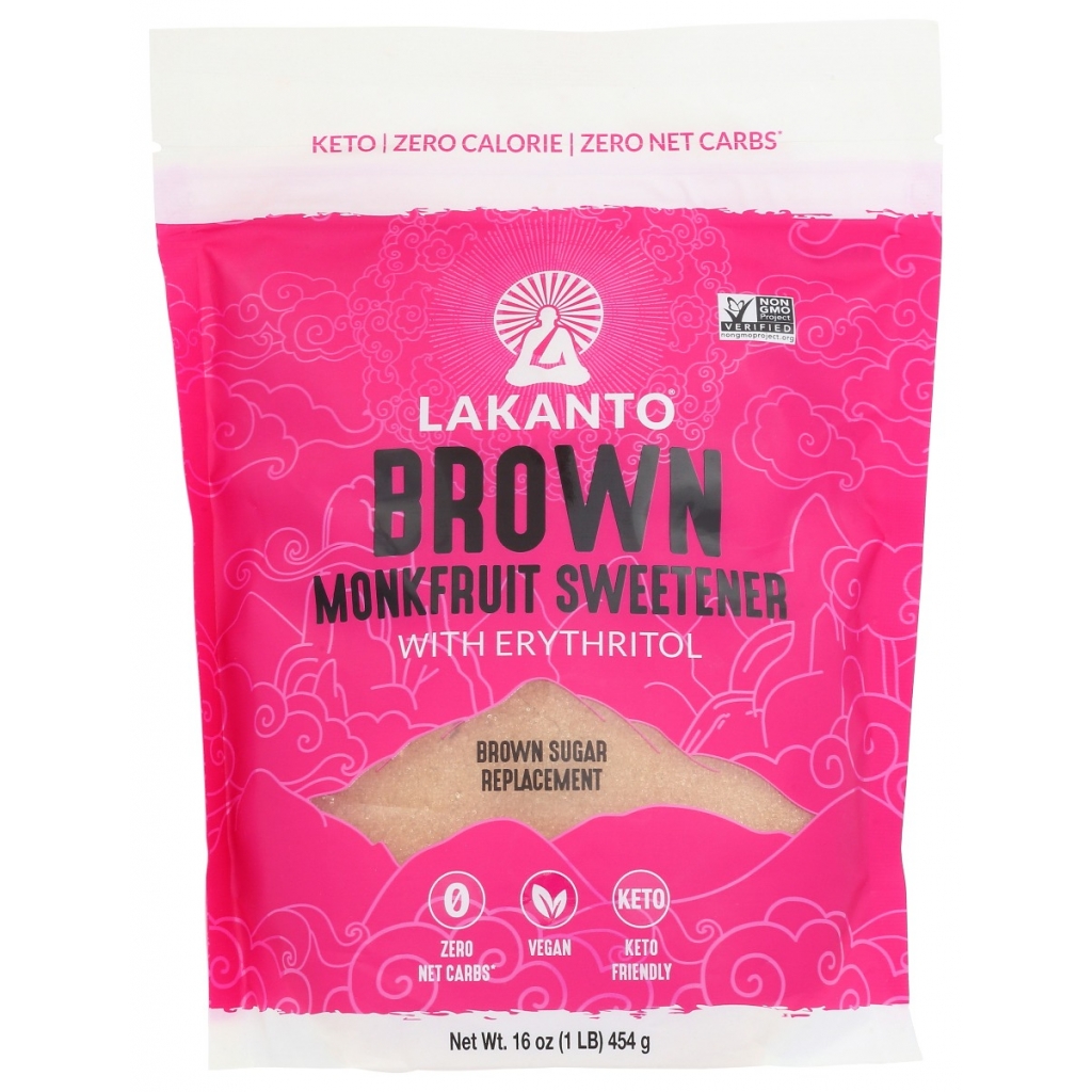 Brown Monkfruit Sweetener - 16 oz