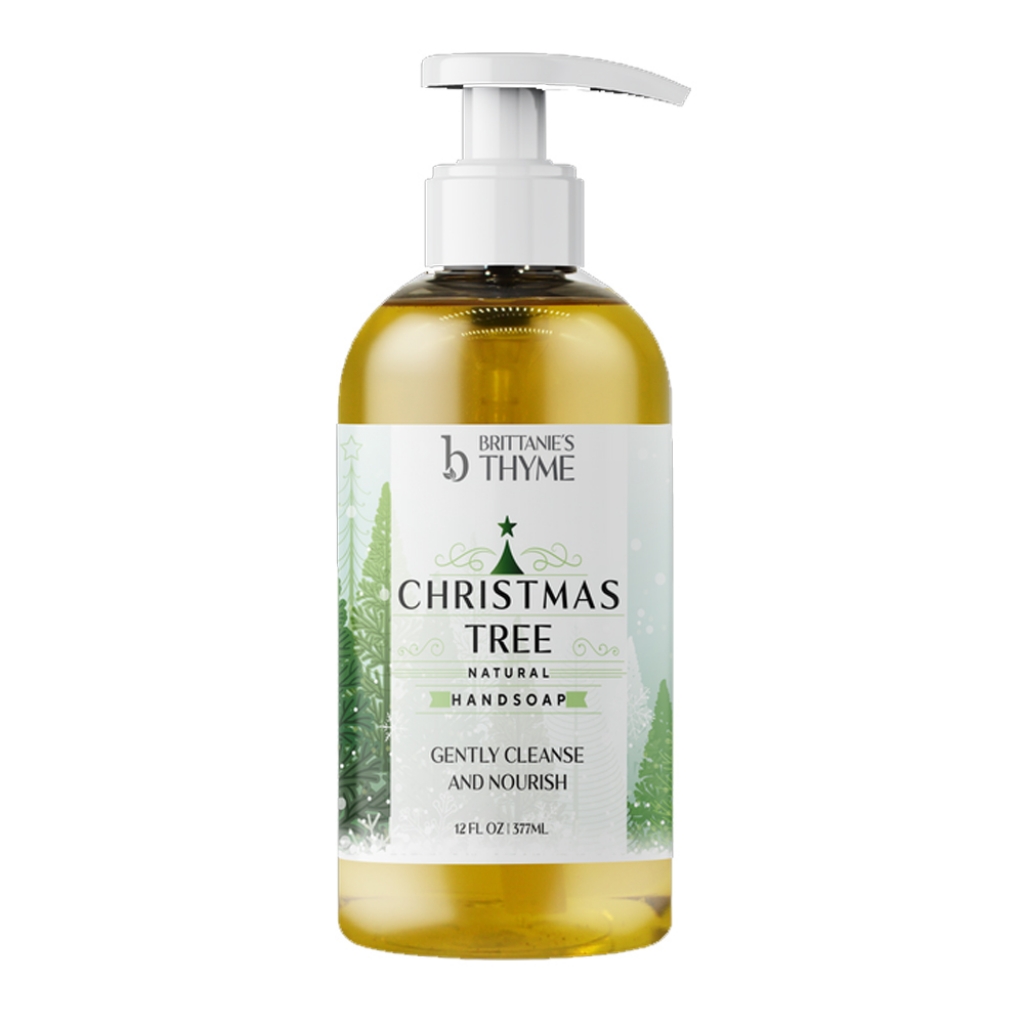 Christmas Tree Scented Olive Oil Hand Soap - 12 oz