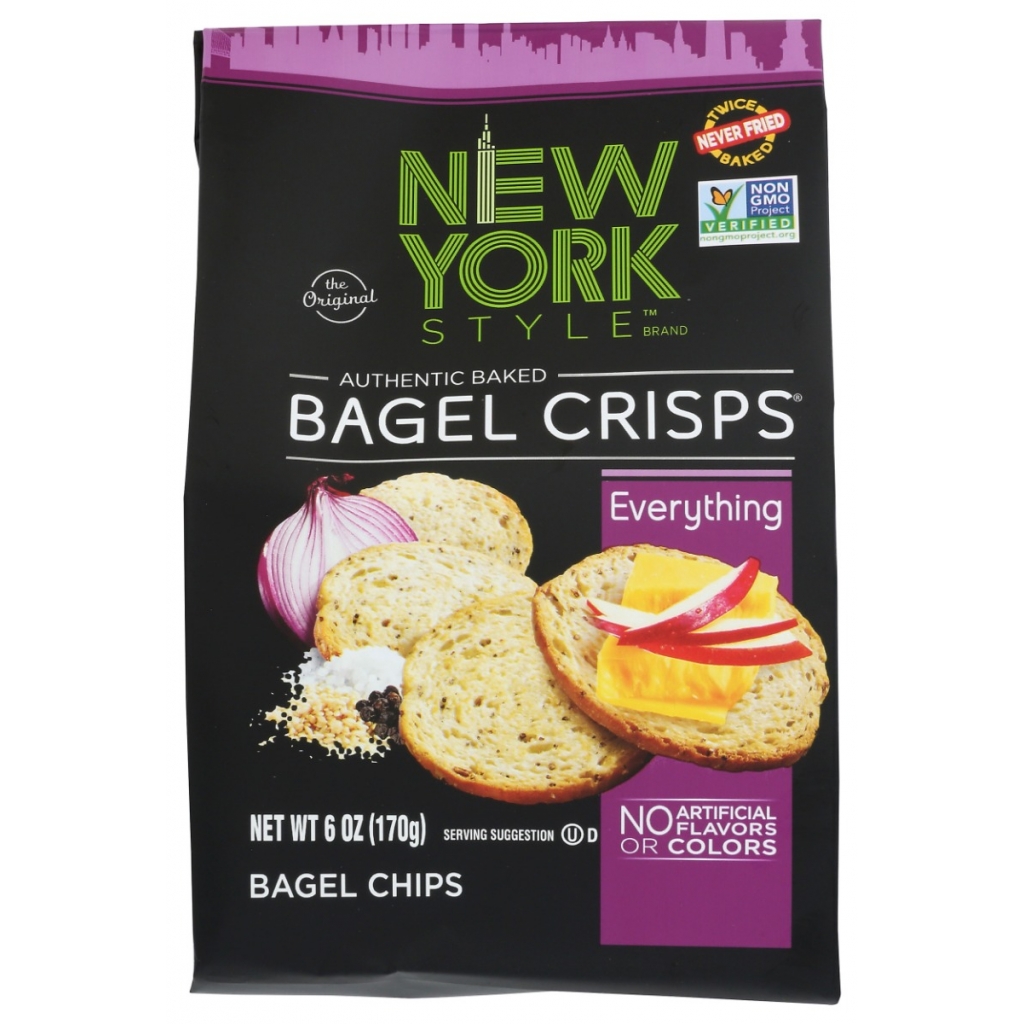 Authentic Everything Bagel Crisps, 6 oz