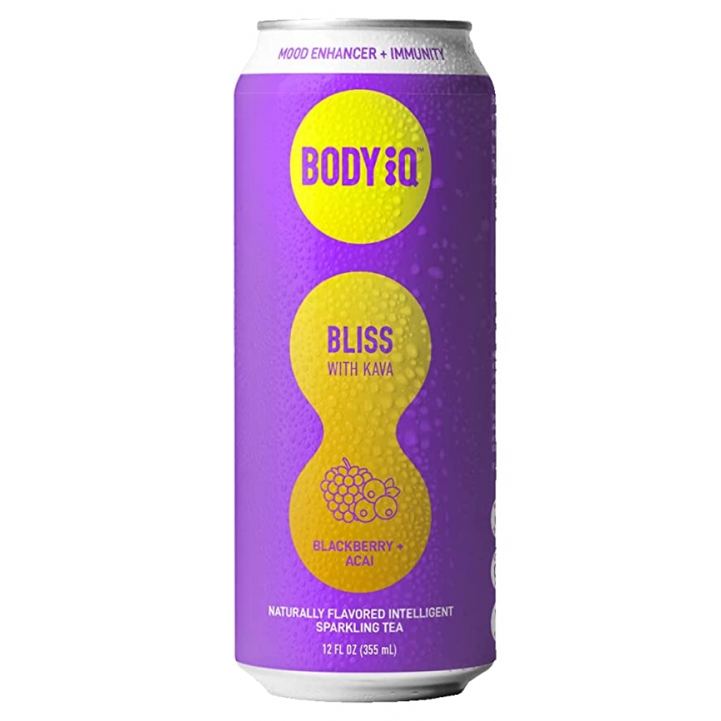 Kava-Infused Blackberry Sparkling Tea - 12 fl oz