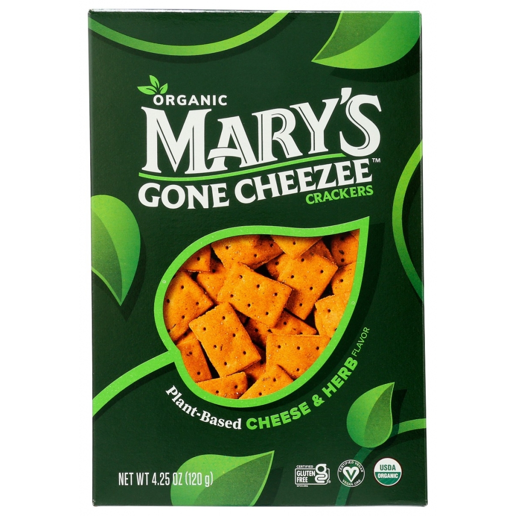 Mary's Gone Cheezee Cheese Herb Crackers, 4.25 OZ