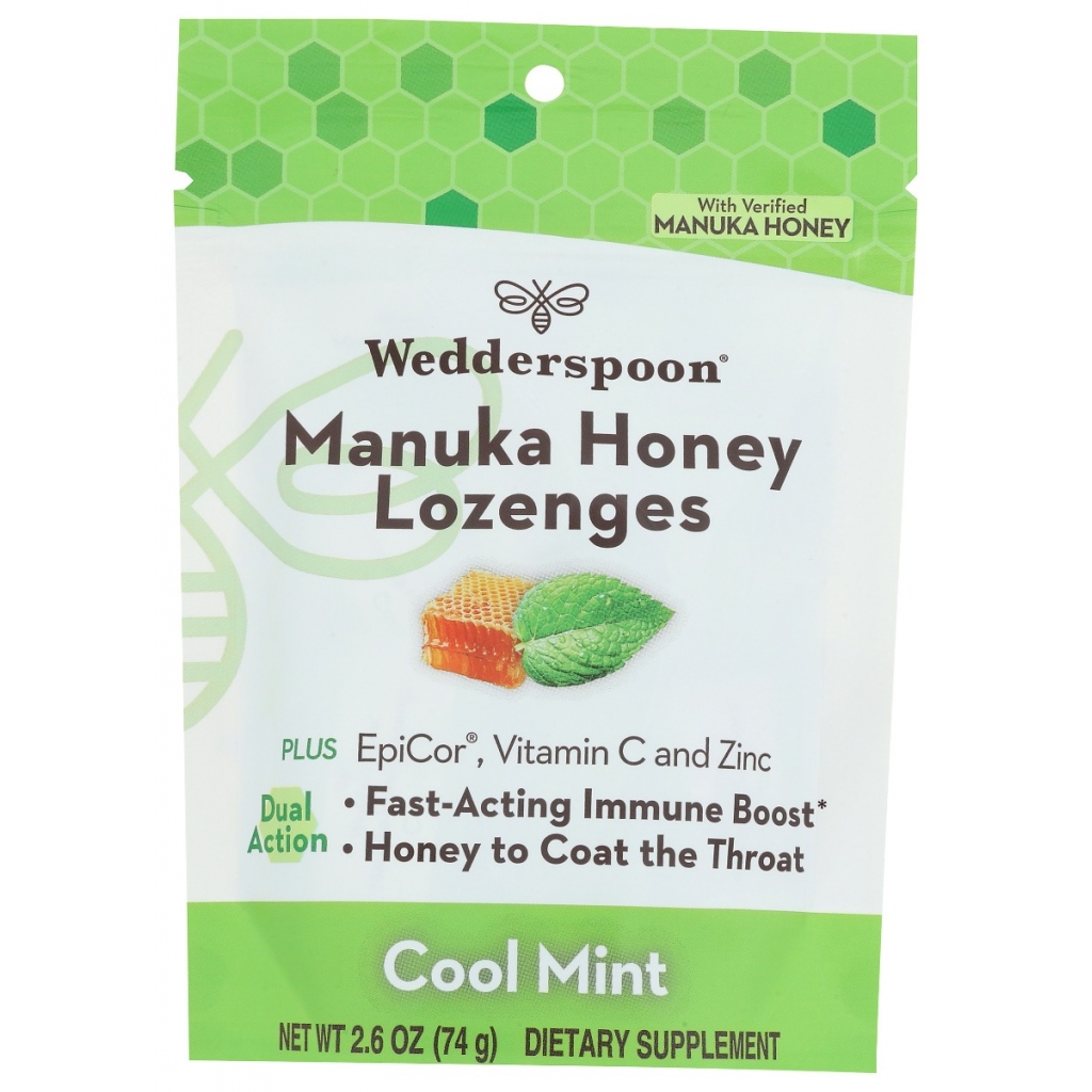 Wedderspoon Manuka Honey Lozenges with EpiCor - 2.6 oz