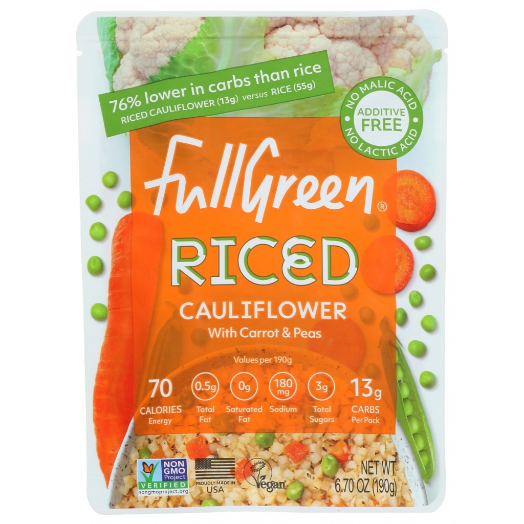 Riced Cauliflower with Peas and Carrots - 6.7 oz