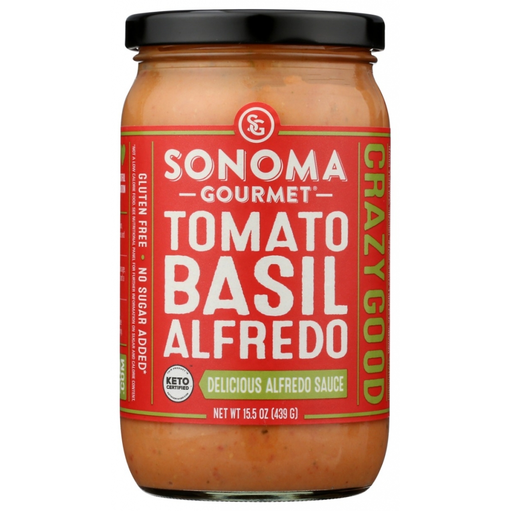 Sonoma Gourmet Tomato Basil Alfredo Sauce, 15.5 oz