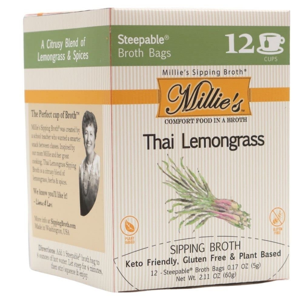 Millie’s Thai Lemongrass Sipping Broth - 12 ct