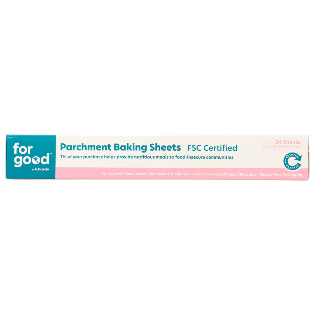 Pre-Cut Parchment Baking Sheets, 24 Count