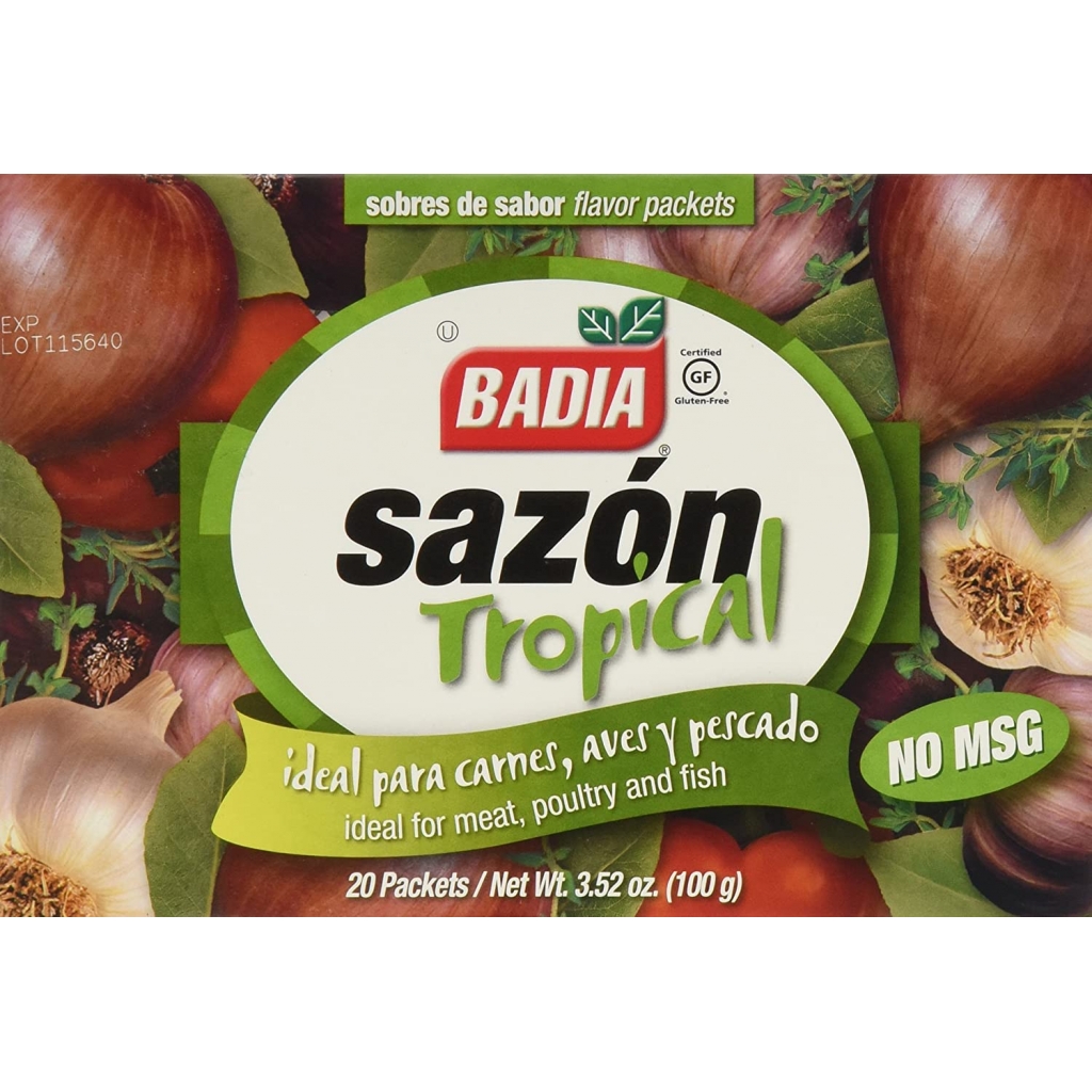 Badia Sazón Tropical - No MSG - 20 Count