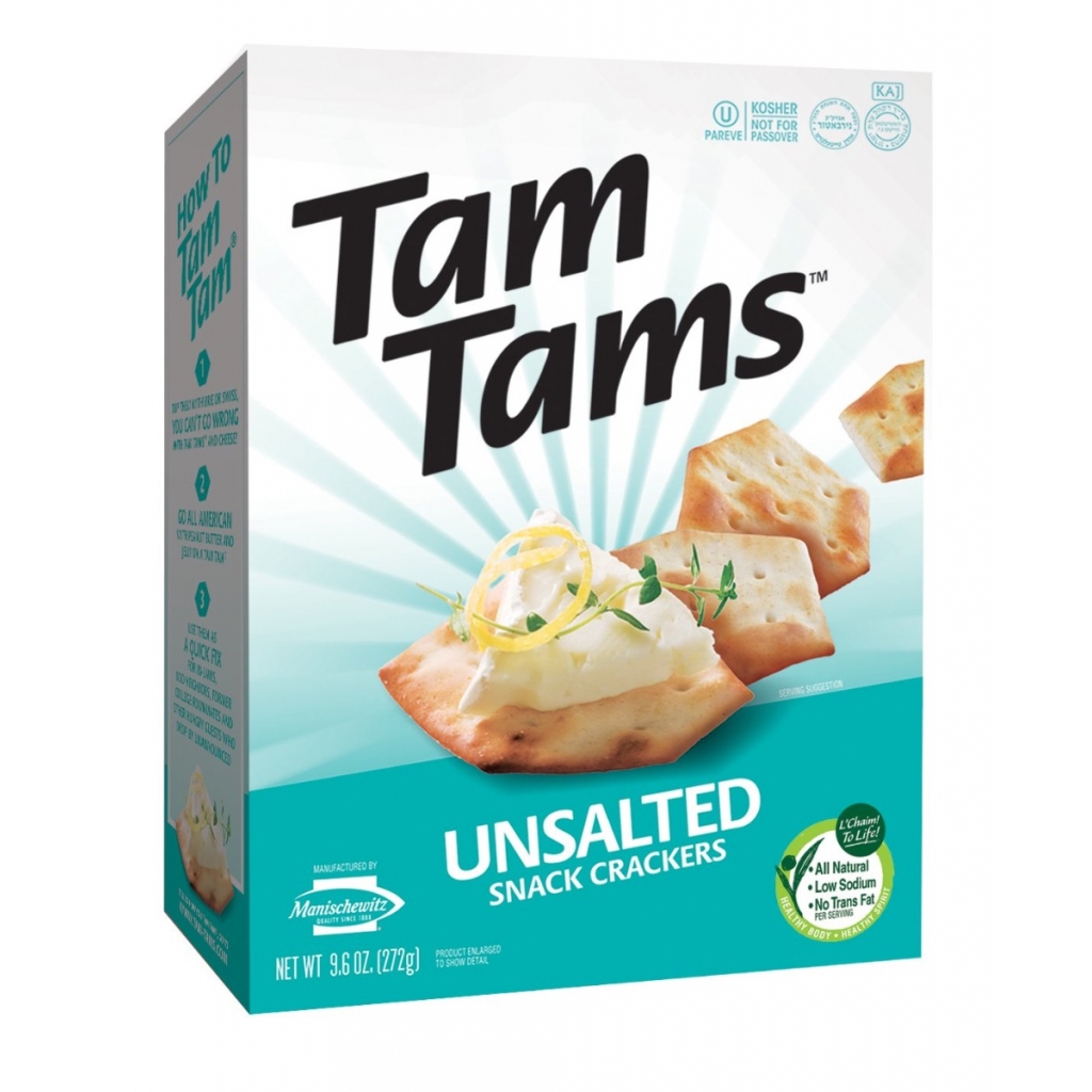 Unslated TamTam Snack Crackers, 9.6 oz