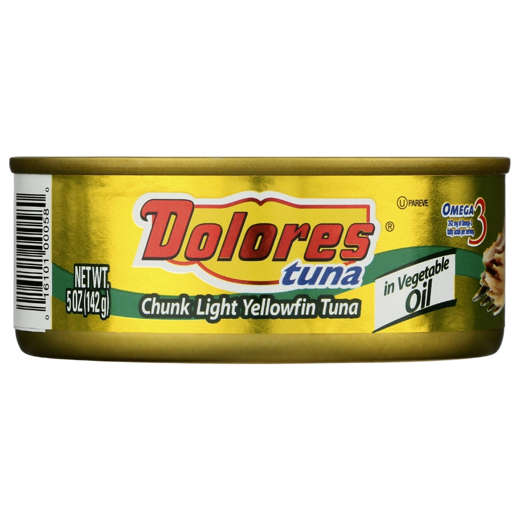 Chunk Light Yellowfin Tuna in Vegetable Oil, 5 oz