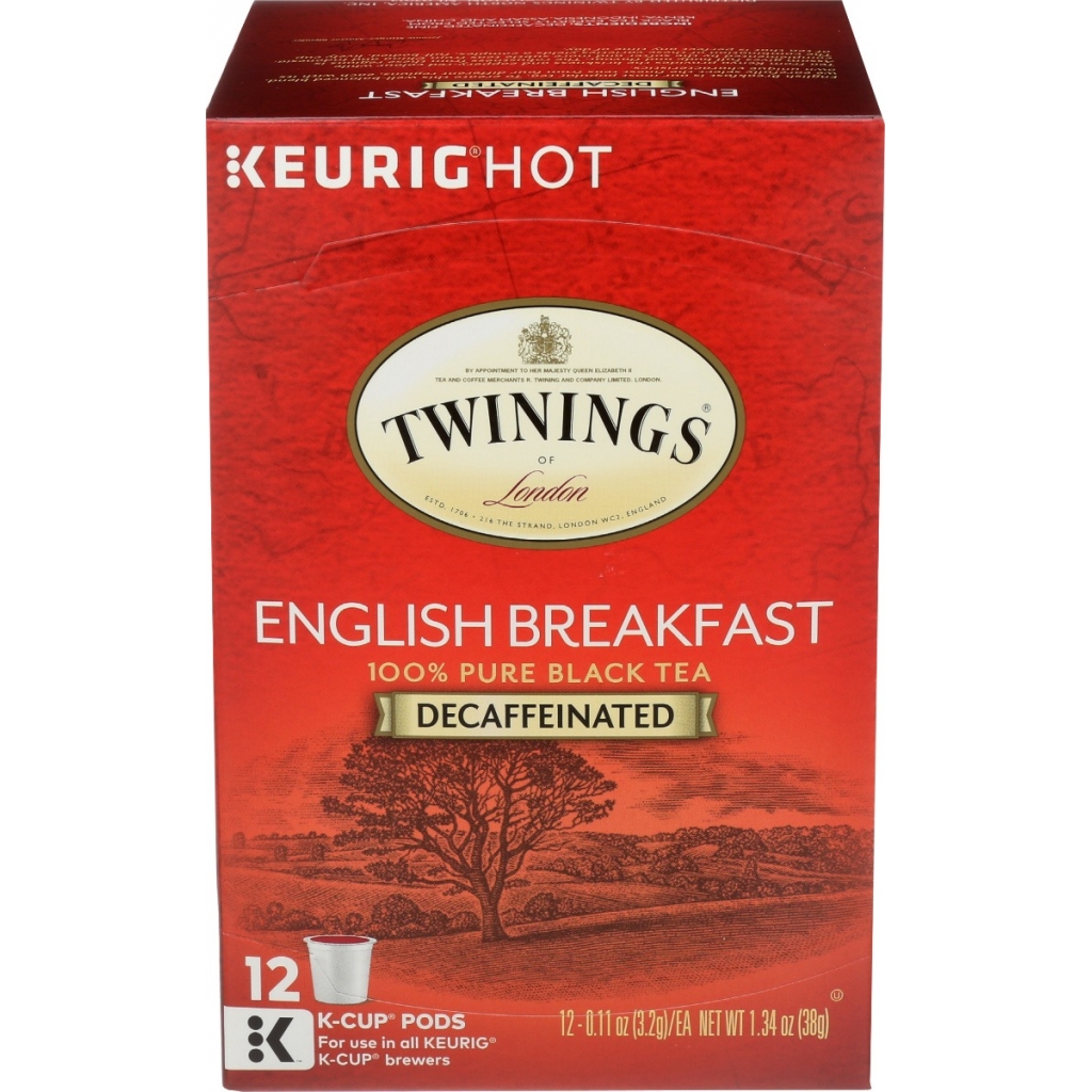 Decaffeinated English Breakfast Tea K-Cups - 12 Count