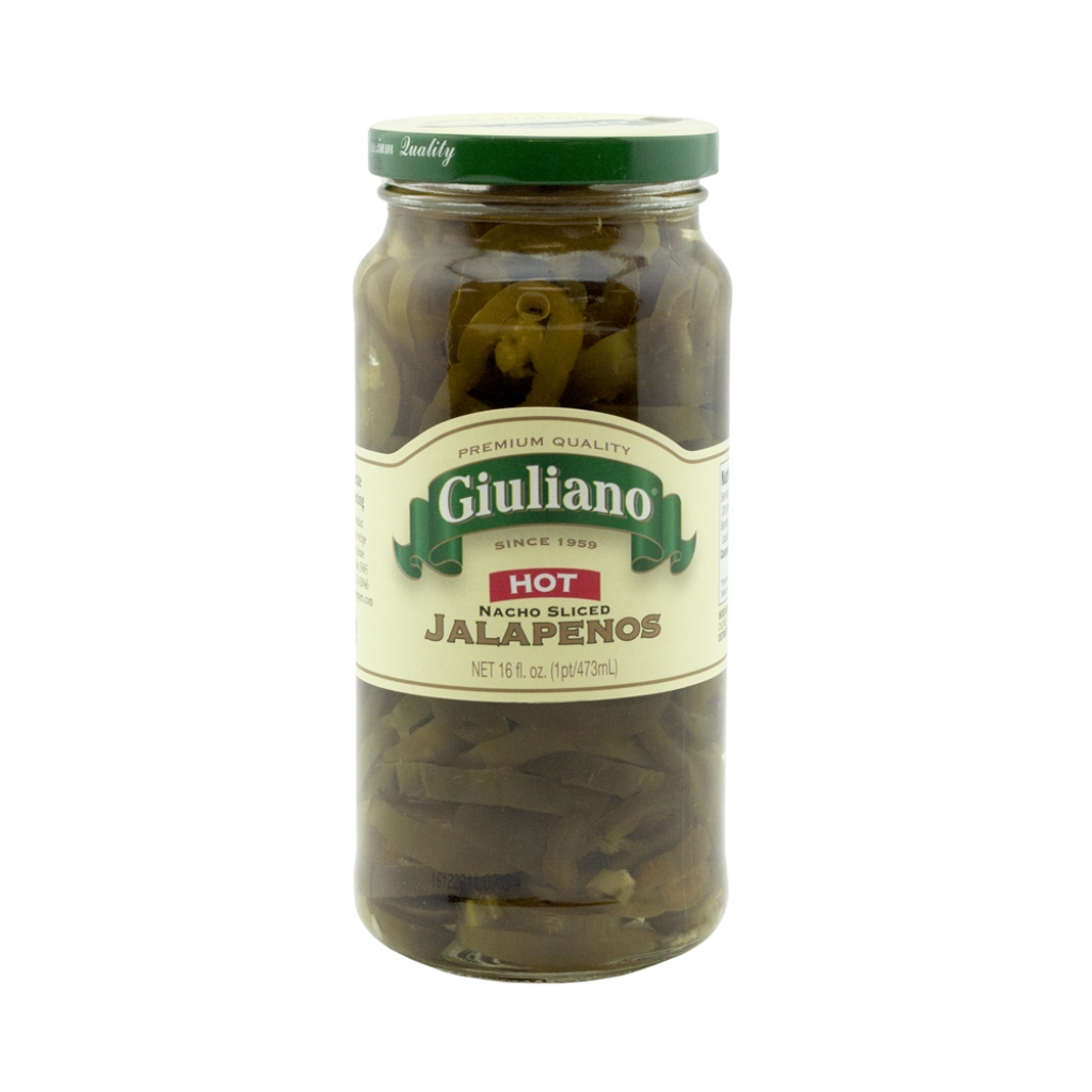 Sliced Hot Nacho Jalapenos - 16 oz