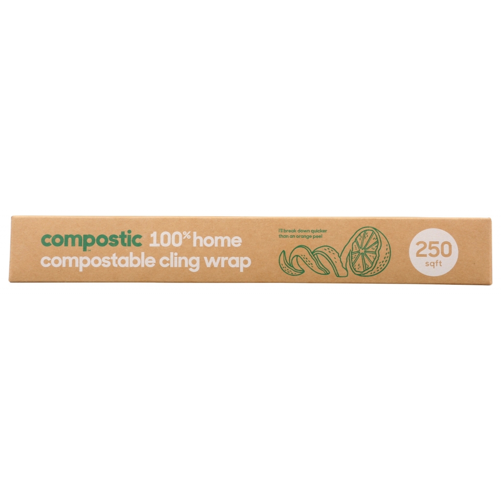 Eco-Friendly Compostable Cling Wrap - 250 ft