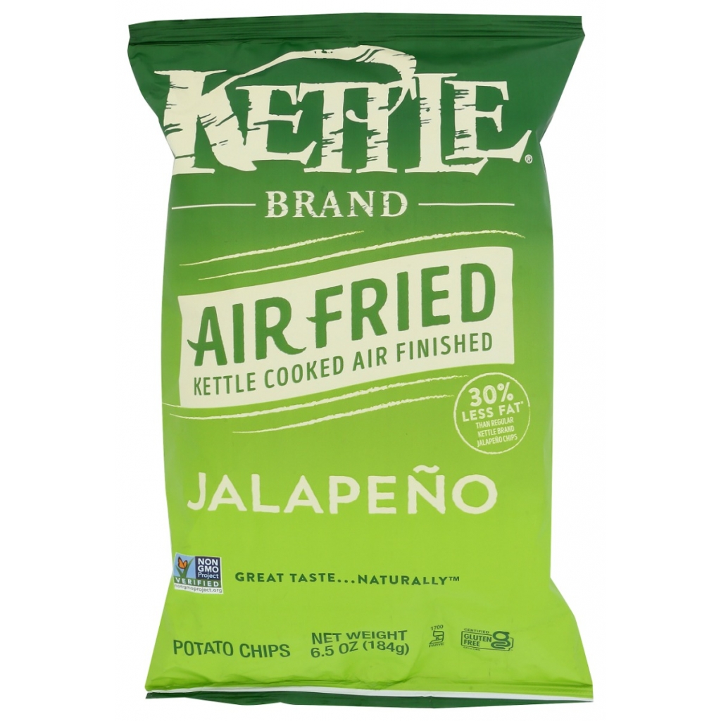 Air Fried Jalapeno Kettle Chips - Lightly Crunchy Snack