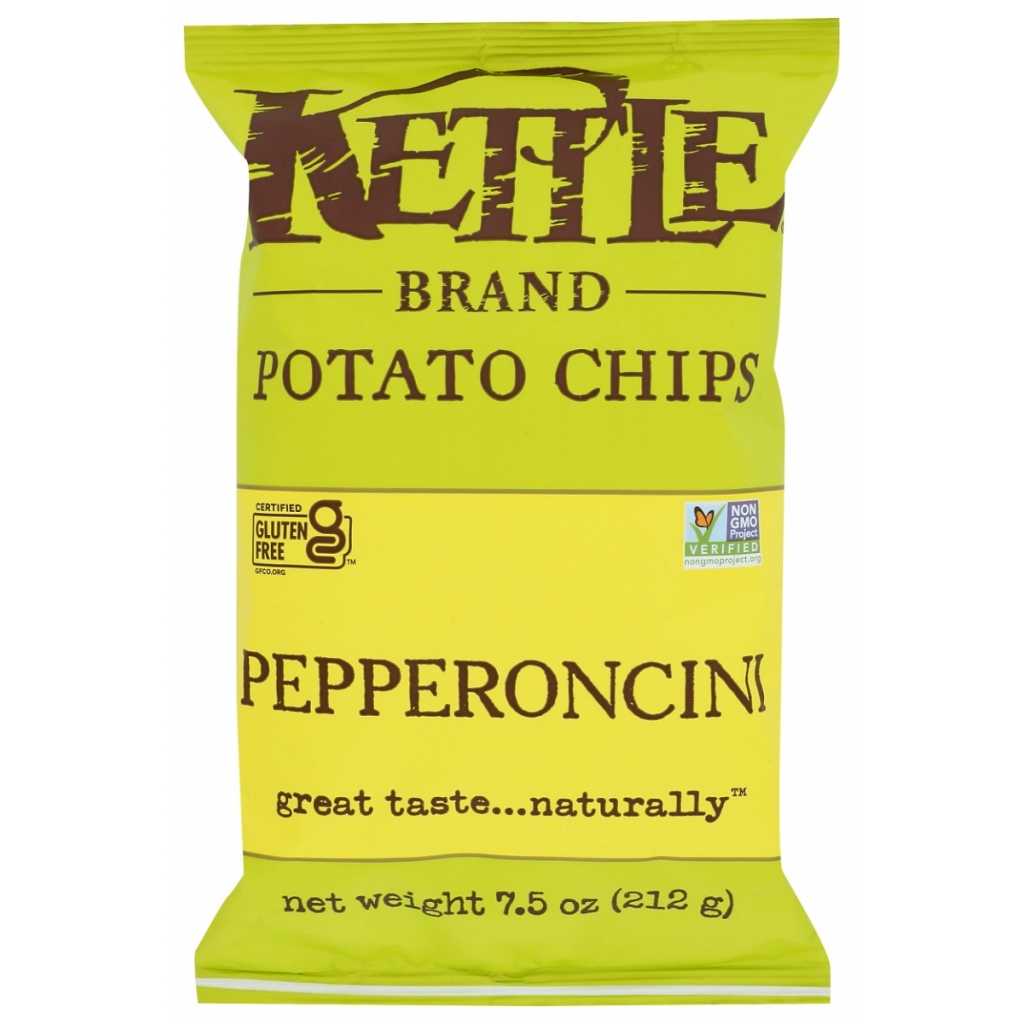 Pepperoncini Flavored Potato Chips - Crispy & Flavorful Snack, 7.5 oz