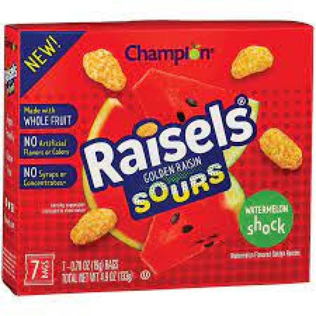 Raisins Golden Watermelon - Chewy and Fruit-Flavored Snack