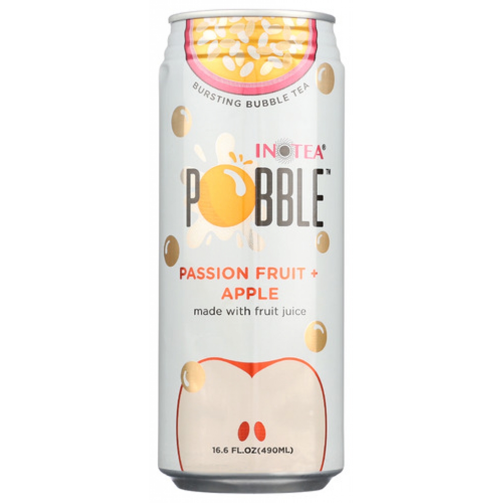 Pobble Passion Fruit Apple Beverage - 16.6 oz