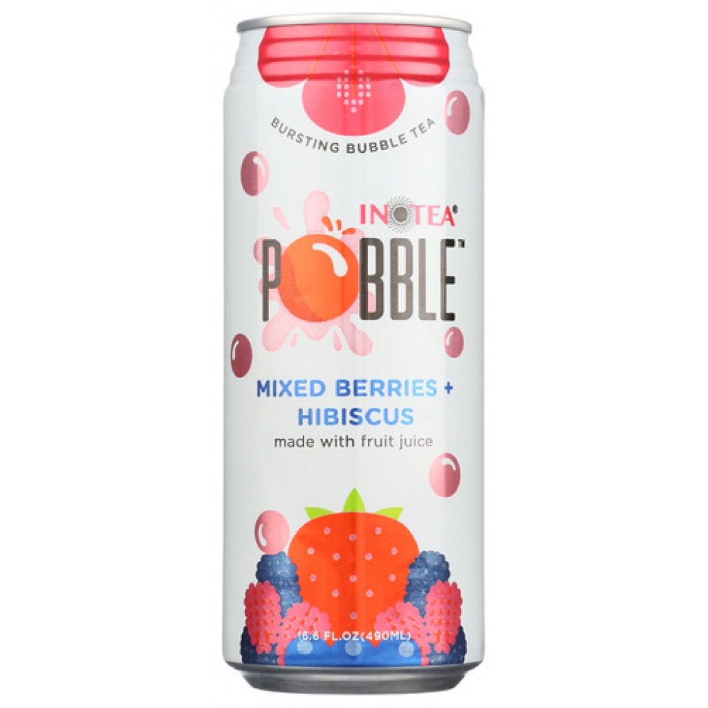 Pobble Mixed Berry Hibiscus Drink - 16.6 fl oz