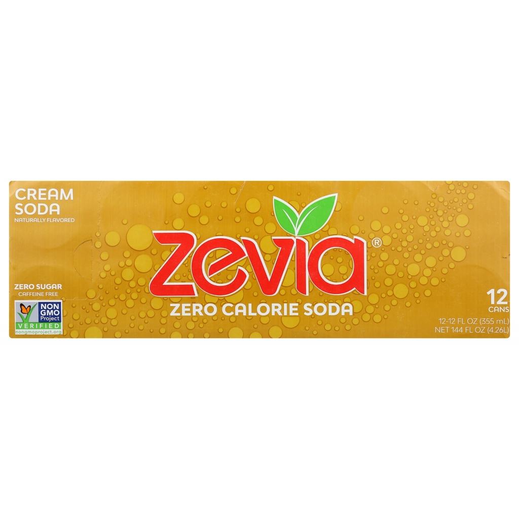 Zero Calorie Cream Soda - 144 fl oz