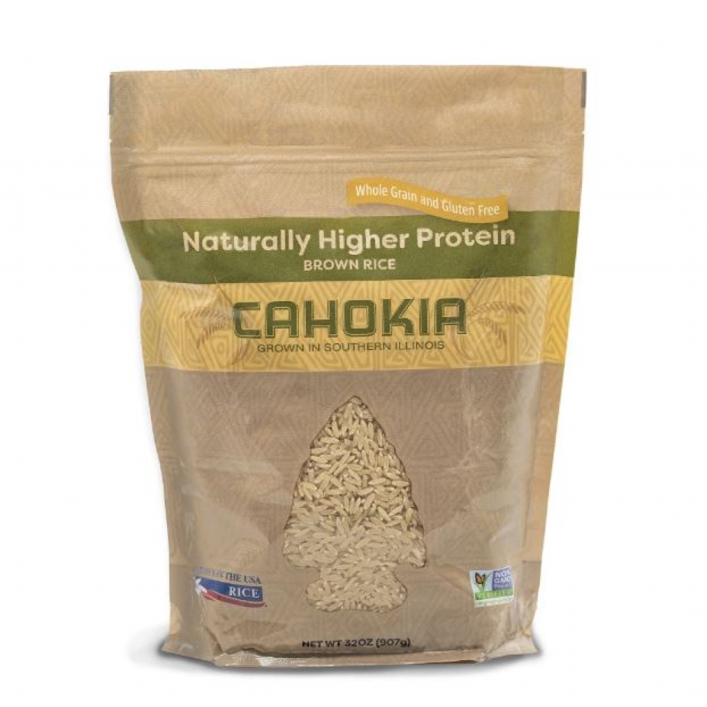 Cahokia Organic Brown Rice - Quality Long Grain, 32 oz