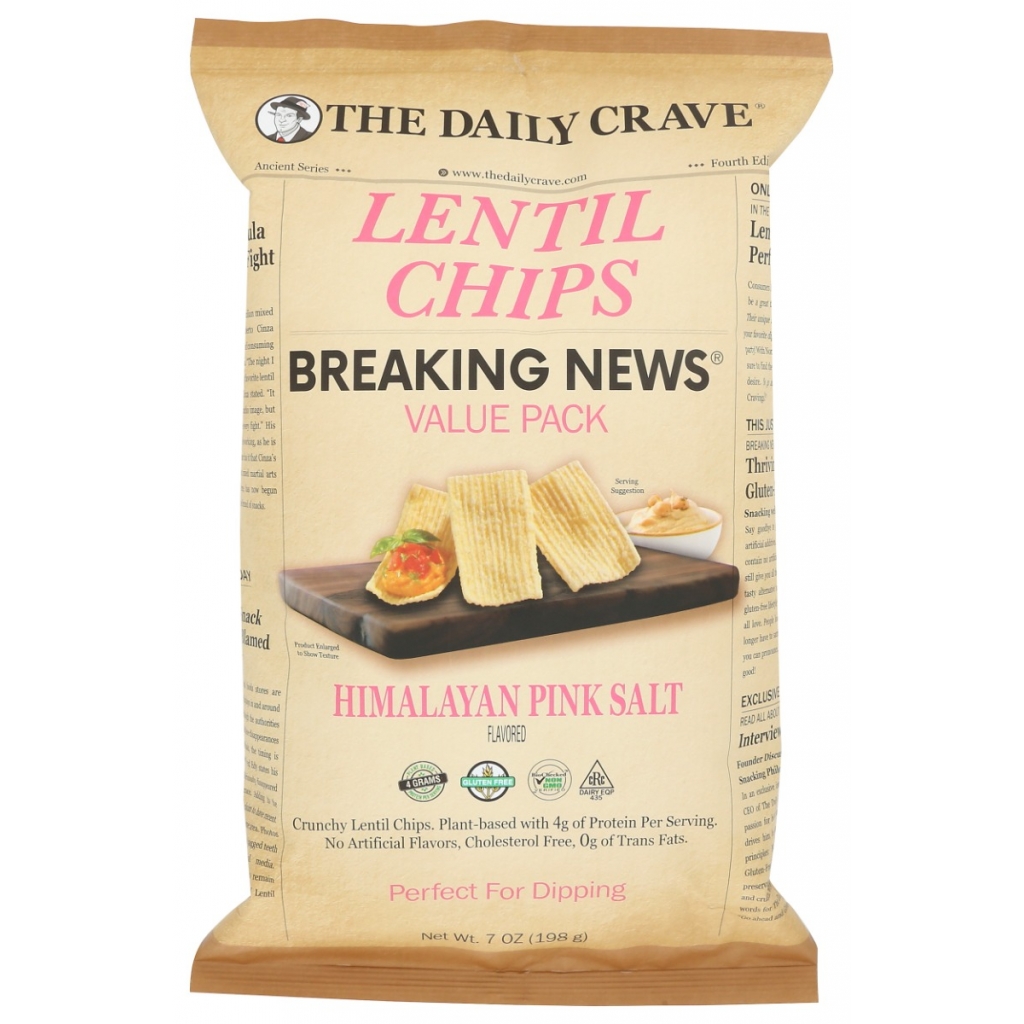 Lentil Chips Himalayan Pink Salt Value Pack - 7 oz