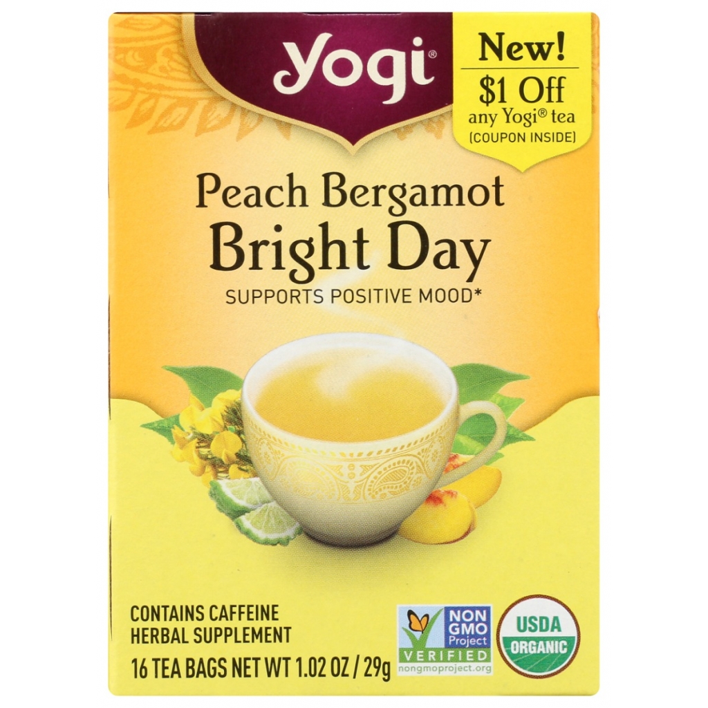 Peach Bergamot Bright Day Tea - 16 Bags