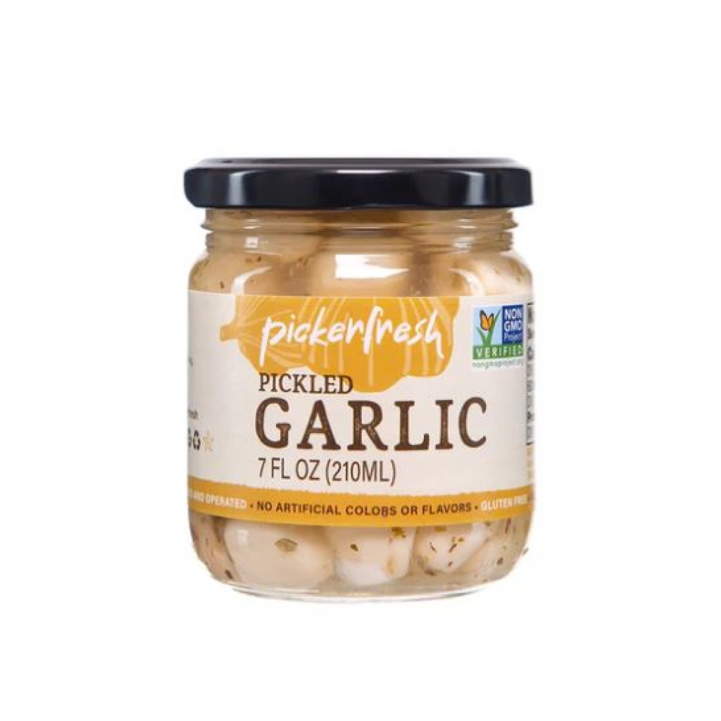 Mildly Pickled Garlic Cloves, 7 oz