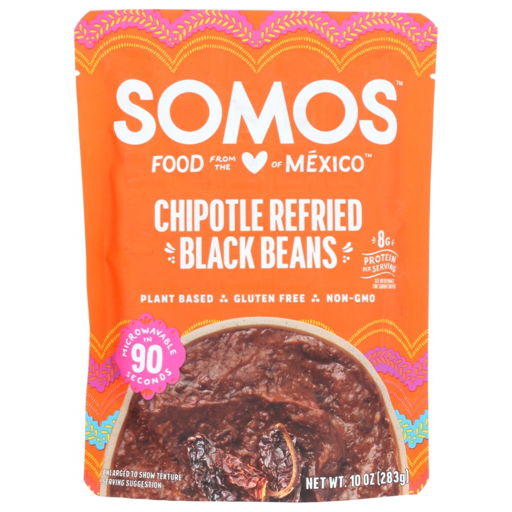 Chipotle Refried Black Beans, 10 oz