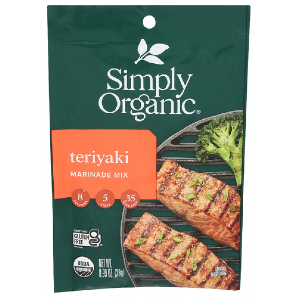 Savory Teriyaki Marinade Mix for Grilling, 0.99 oz