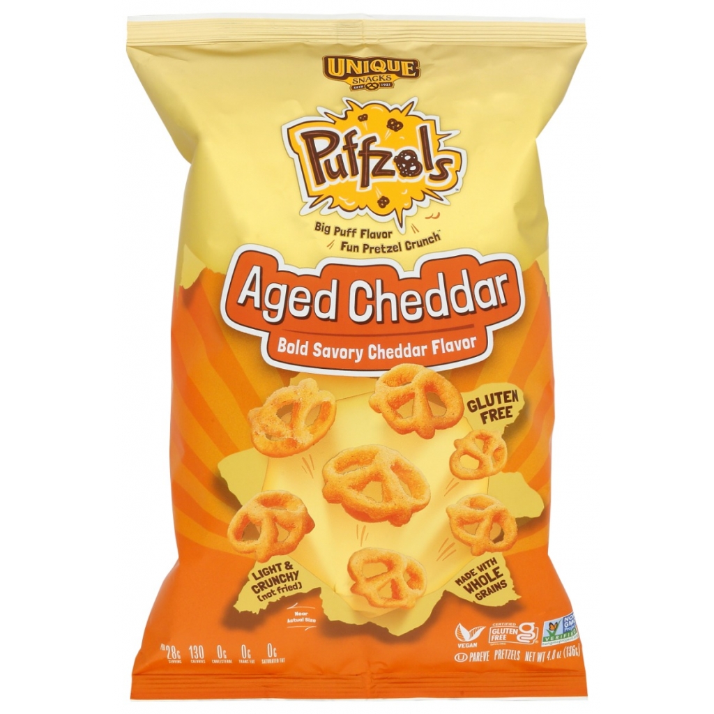 Aged Cheddar Puffzels – 4.8 oz