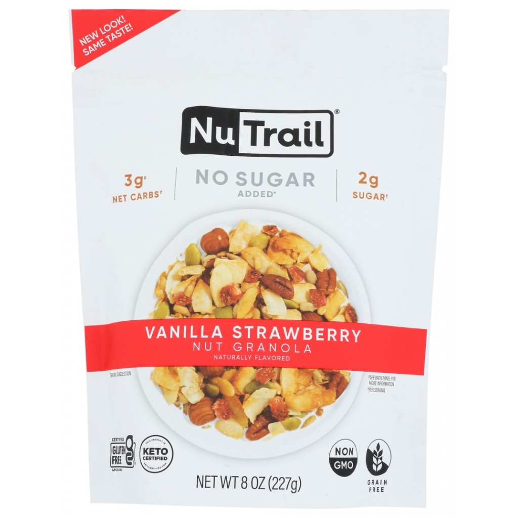 NuTrail Low-Sugar Granola - Healthy and Nutritious Breakfast Option