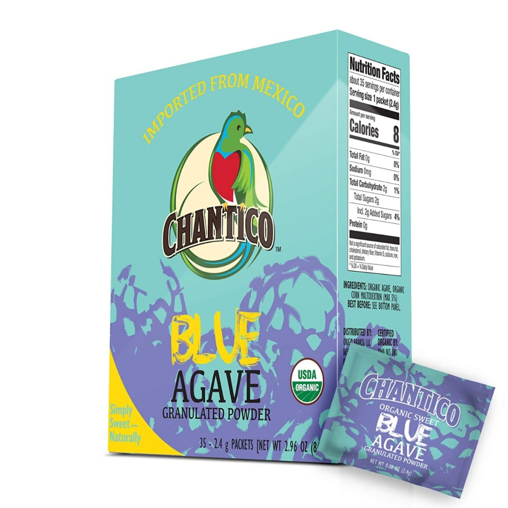 Organic Agave Blue Granuated Powder - 35 ct