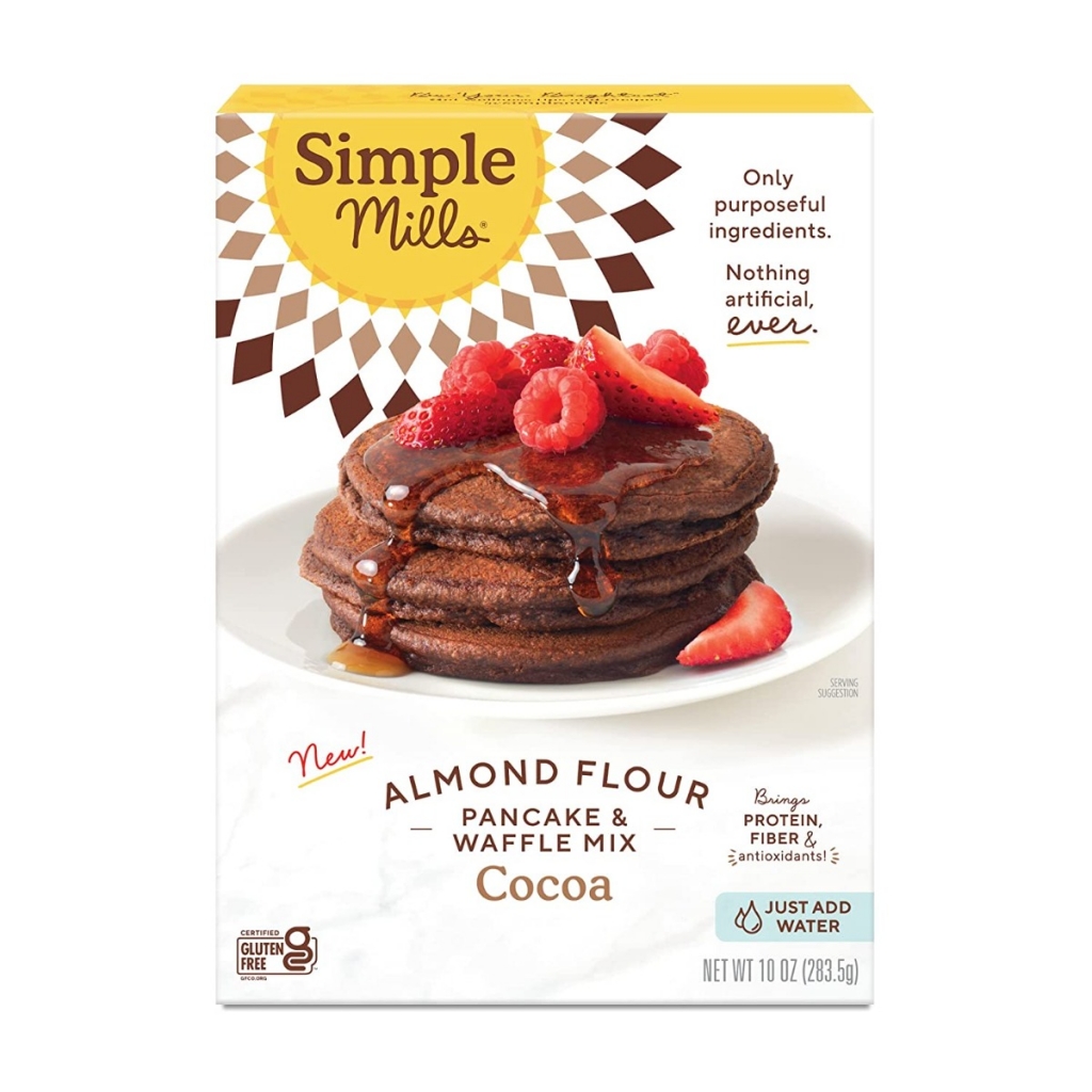 Simple Mills Cocoa Almond Flour Pancake & Waffle Mix - 10 oz