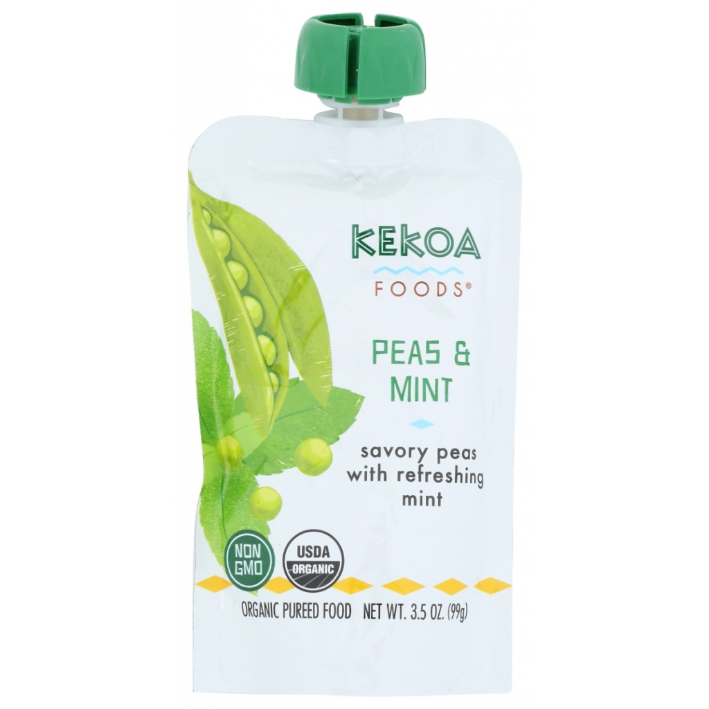 Peas and Mint Squeeze Pouch - Nutritious Baby Food