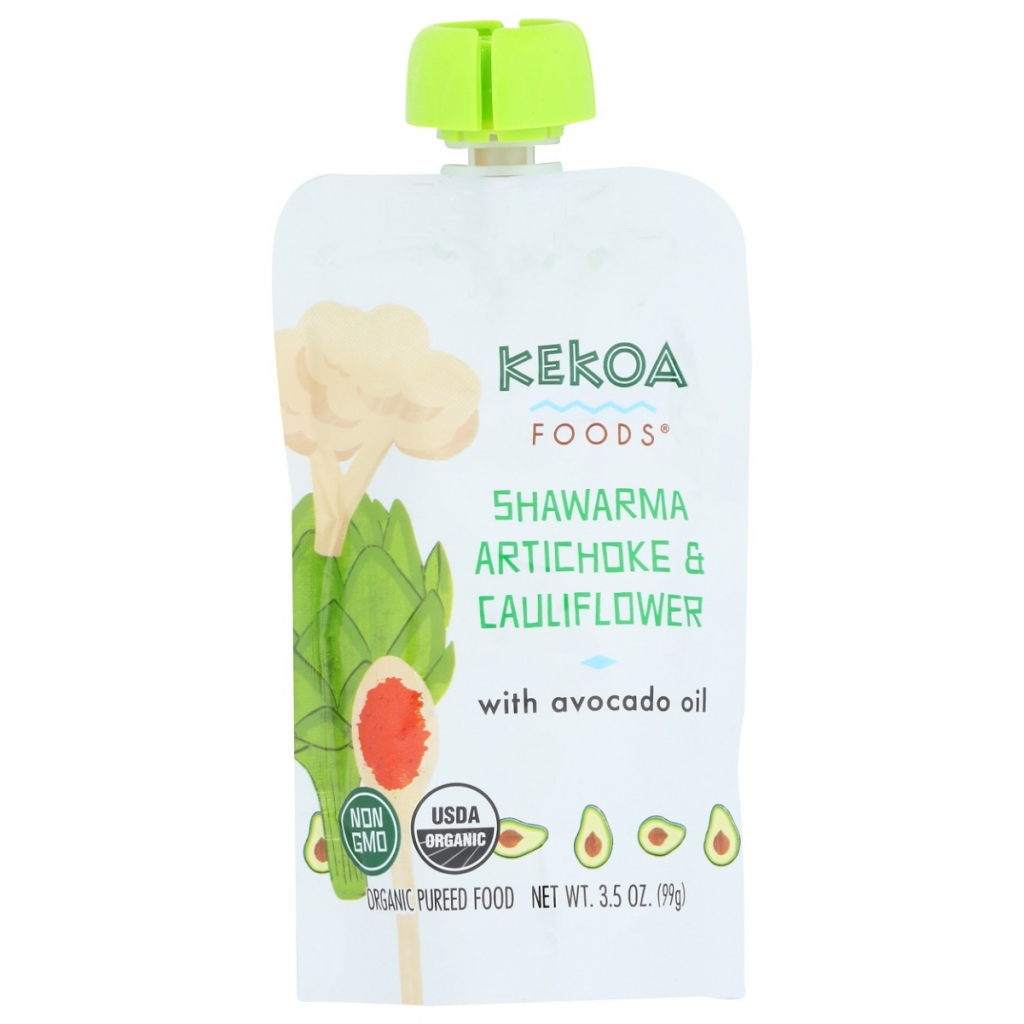 Shawarma Artichoke and Cauliflower Baby Food Pouch, 3.5 oz